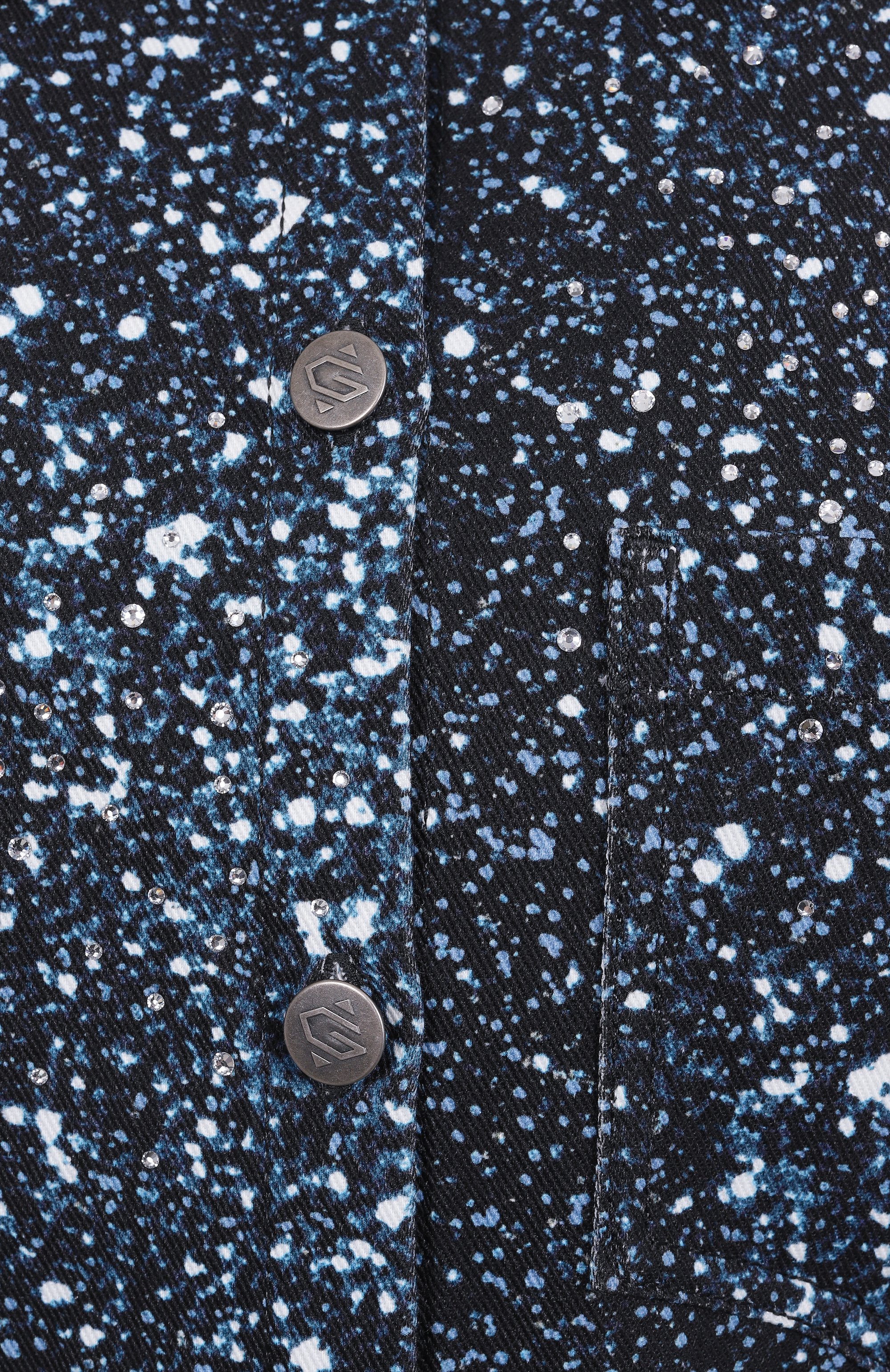 Джинсовая рубашка GIUSEPPE DI MORABITO, арт. 04SSDNT032C 04455, фото 6