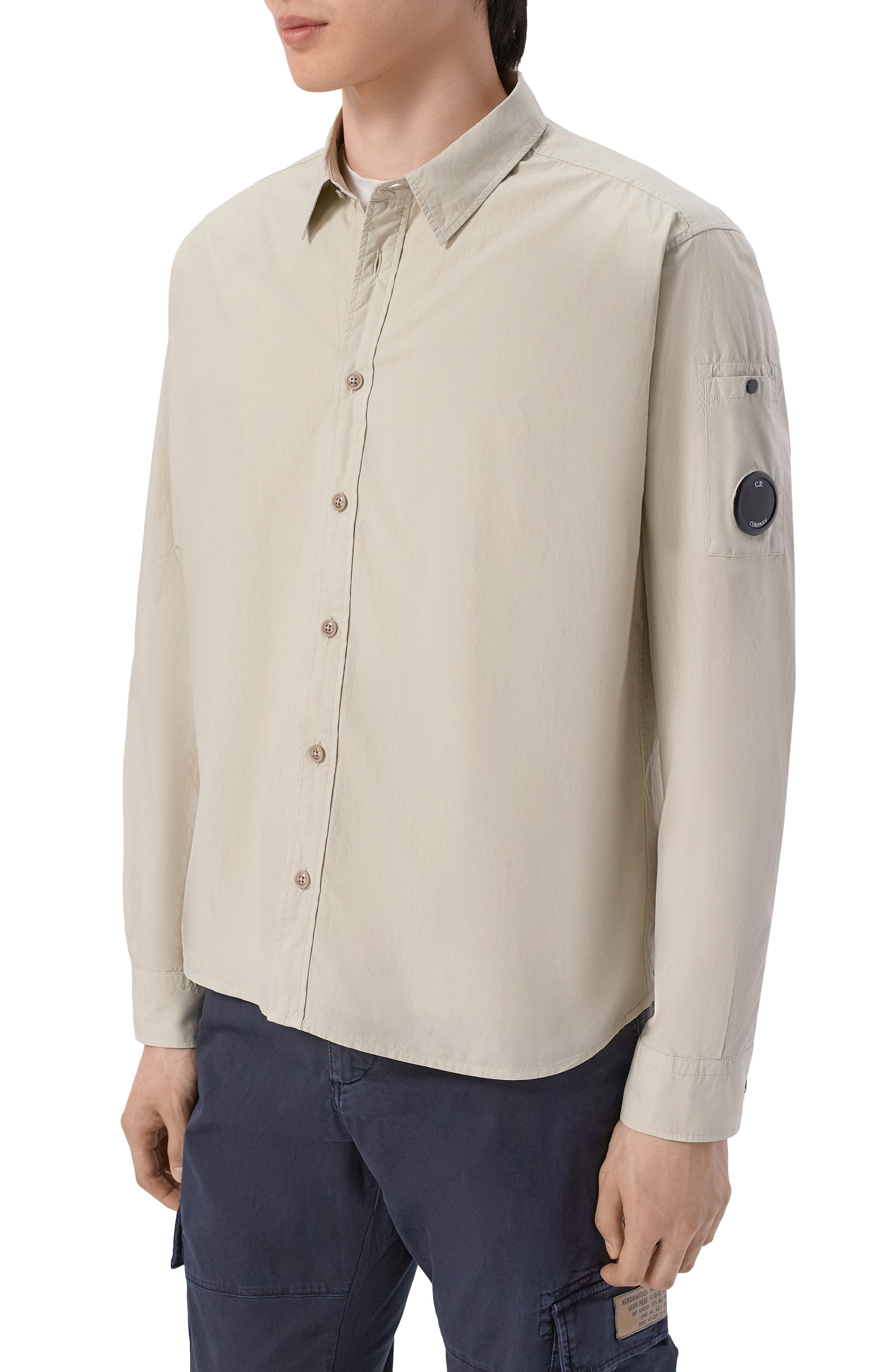 Хлопковая рубашка C.P. COMPANY, арт. 20CMSH229A/005328G, фото 3