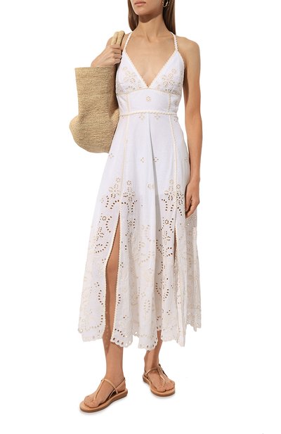 Платье из хлопка и льна CHARO RUIZ IBIZA, арт. 244622, фото 2