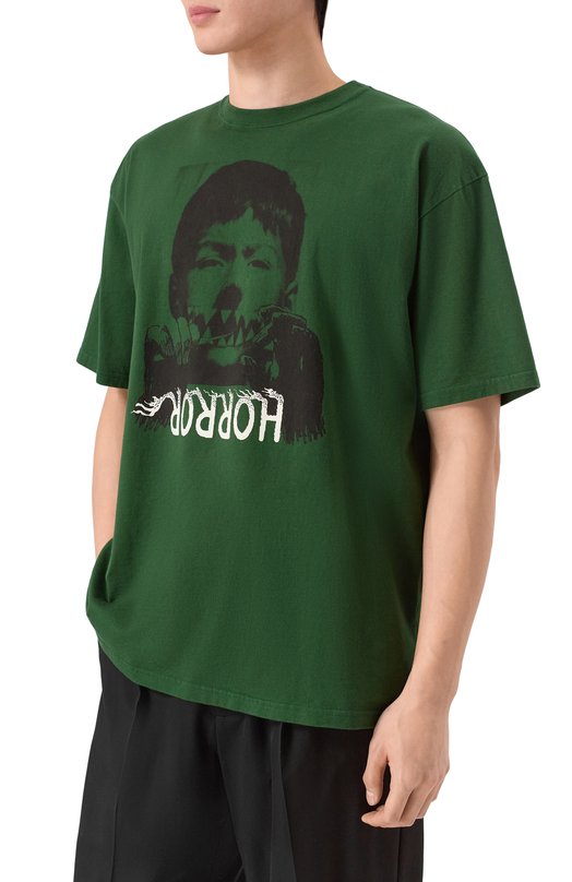 Хлопковая футболка Undercover UC2E3803 Зелёный  UC2E3803 Фото 3