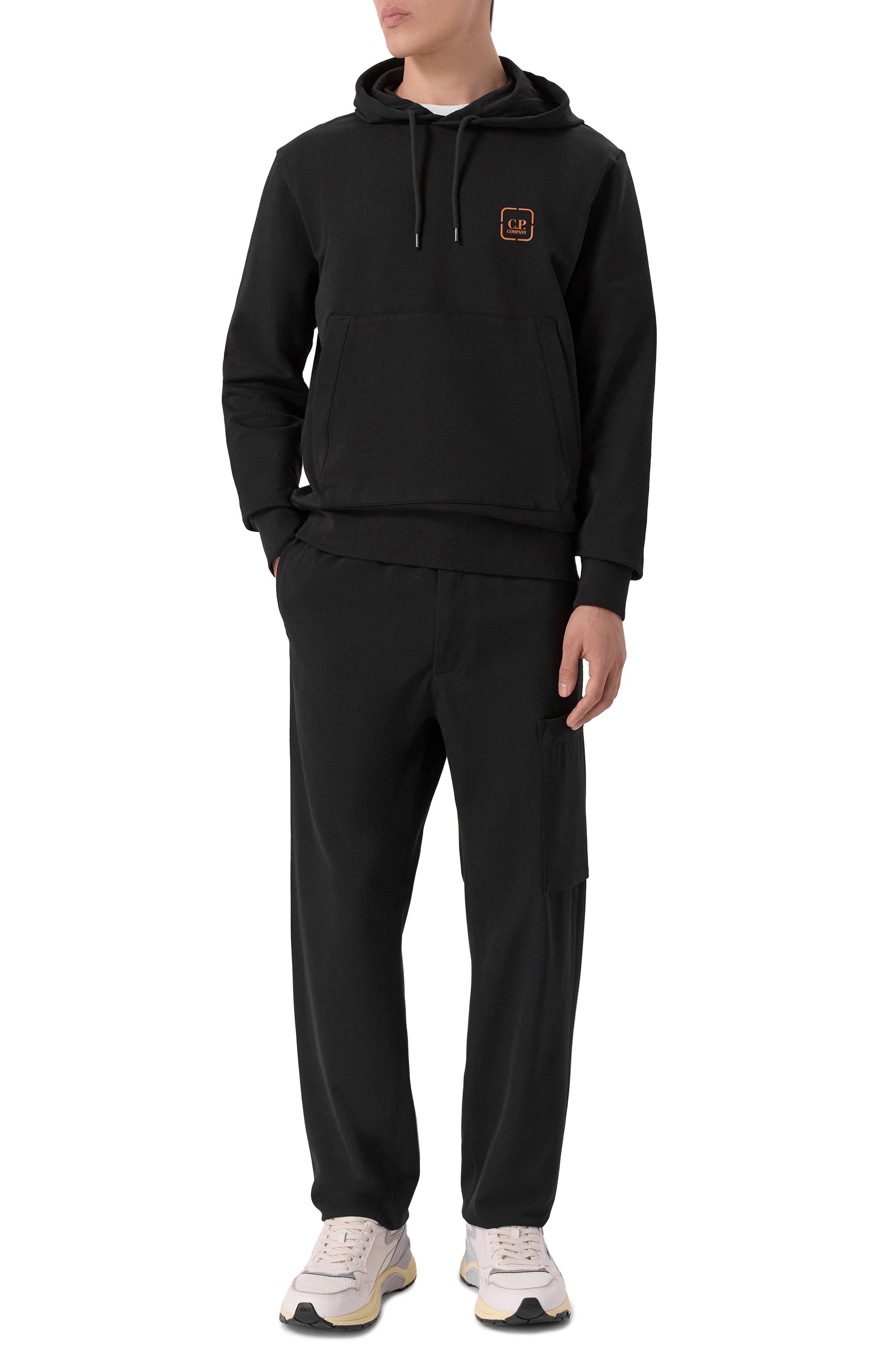 Хлопковое худи C.P. COMPANY черного цвета по цене 34350 руб., арт. 19CLSS062A006452W, фото 2 Хлопковое худи C.P. COMPANY, арт. 19CLSS062A006452W, фото 2