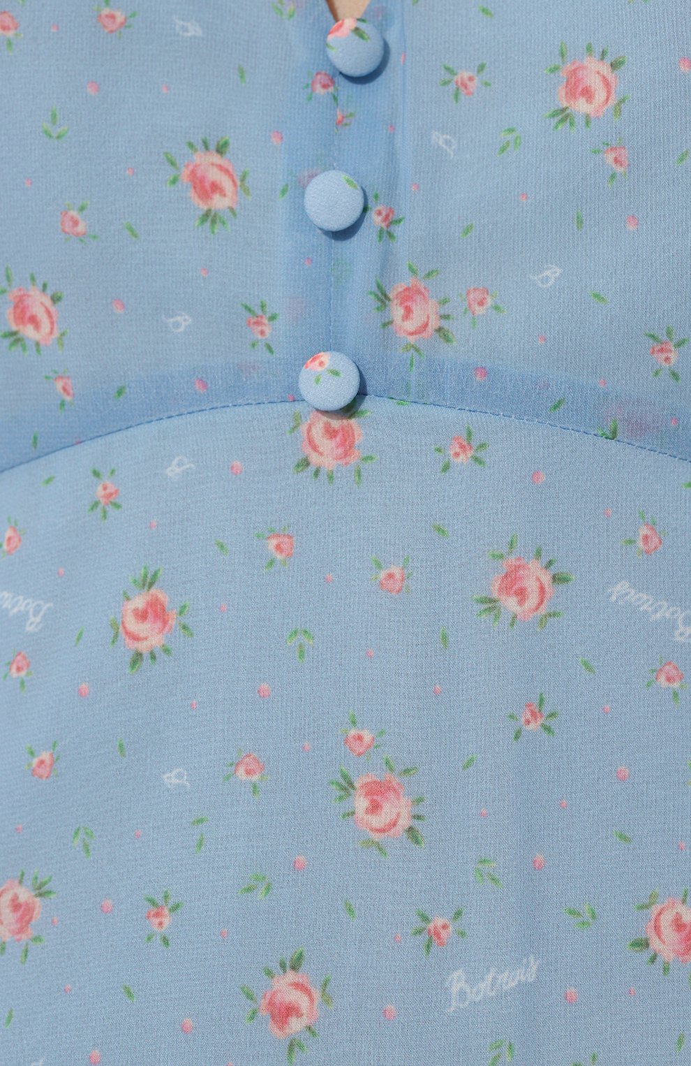 Платье из вискозы BOTROIS голубого цвета по цене 19900 руб., арт. SKU00134021, фото 5 Платье из вискозы BOTROIS, арт. SKU00134021, фото 5