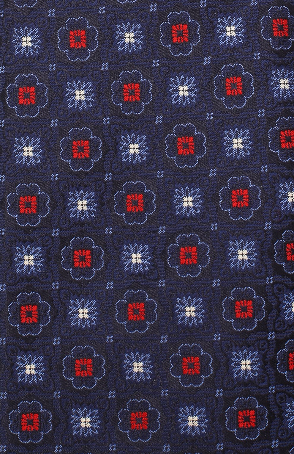 Шелковый галстук CANALI темно-синего цвета по цене 11500 руб., арт. 18/HJ02856, фото 3 Шелковый галстук CANALI, арт. 18/HJ02856, фото 3