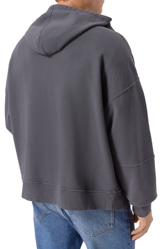 Хлопковая толстовка Golden Goose Deluxe Brand GUP02334.P002143 Серый  GUP02334.P002143 Фото 4