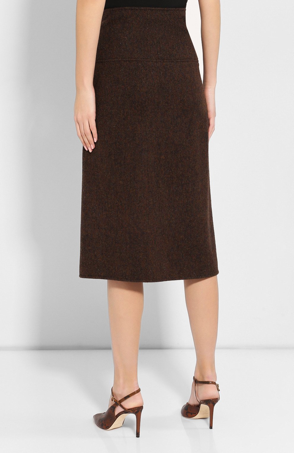 Шерстяная юбка VICTORIA BECKHAM, арт. SK MID 31001B, фото 4