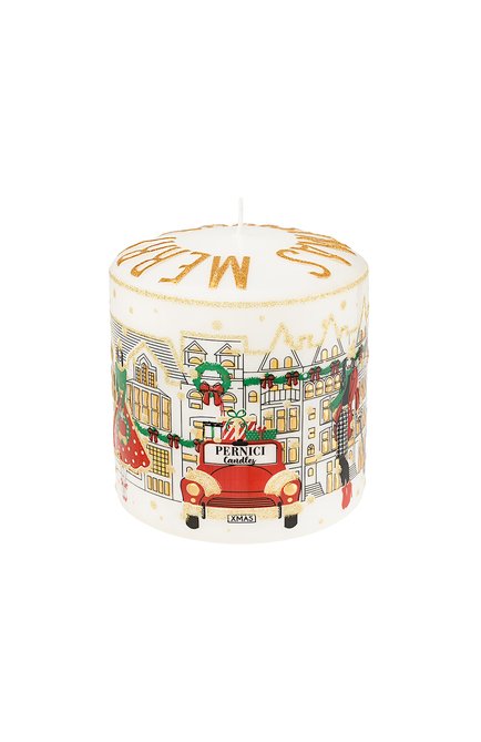 Женский интерьерная свеча xmas red gold (11x10cm) PERNICI, арт. 8001962069830