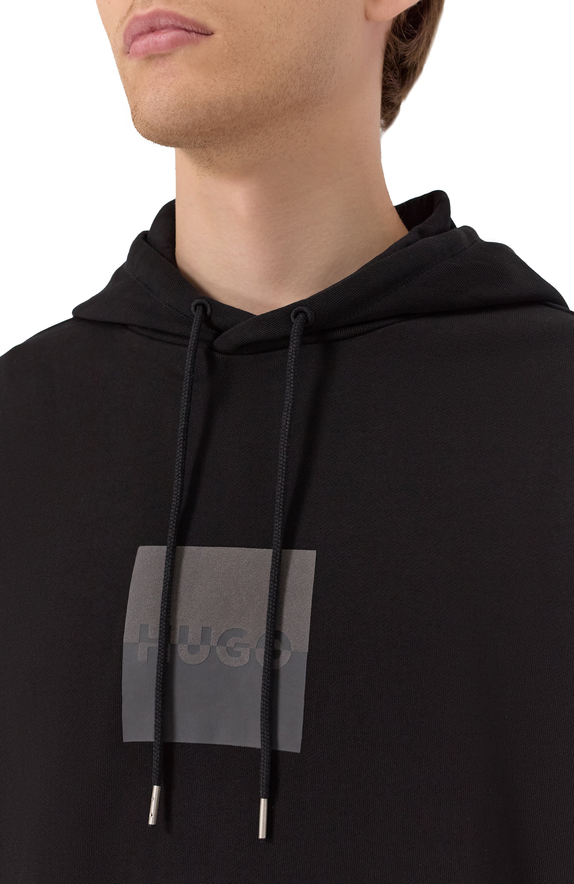 Хлопковое худи HUGO, арт. 50542787, фото 5