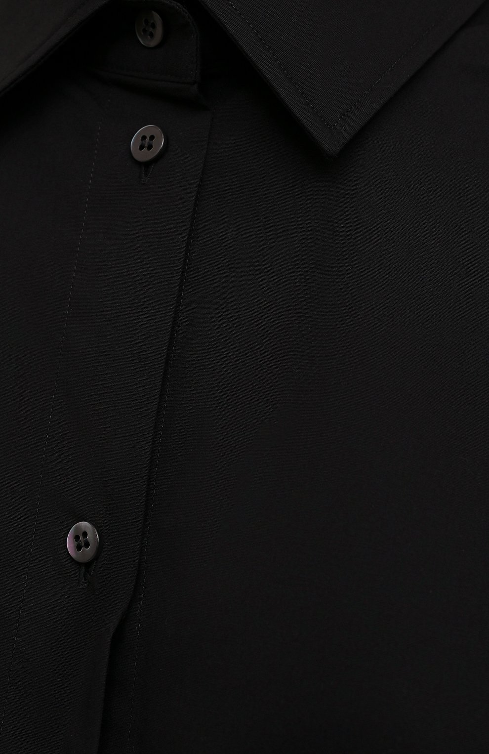 Хлопковая рубашка DOLCE & GABBANA черного цвета по цене 52150 руб., арт. F5G19T/FUEAJ, фото 5 Хлопковая рубашка DOLCE & GABBANA, арт. F5G19T/FUEAJ, фото 5