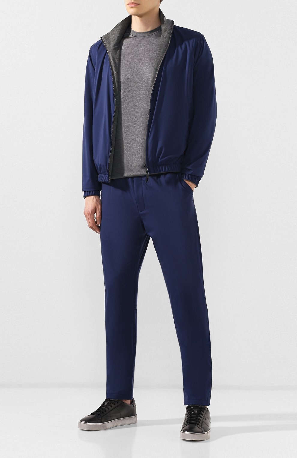 Брюки LORO PIANA темно-синего цвета по цене 218000 руб., арт. FAI7514, фото 2 Брюки LORO PIANA, арт. FAI7514, фото 2