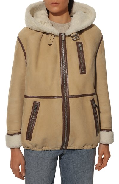 Дубленка из овчины MIU MIU, арт. MPV736-889-F0BH2, фото 3