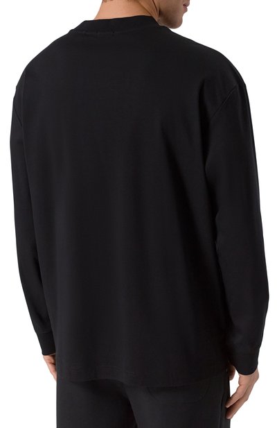 Хлопковый лонгслив BOSS, арт. 50531331, фото 4