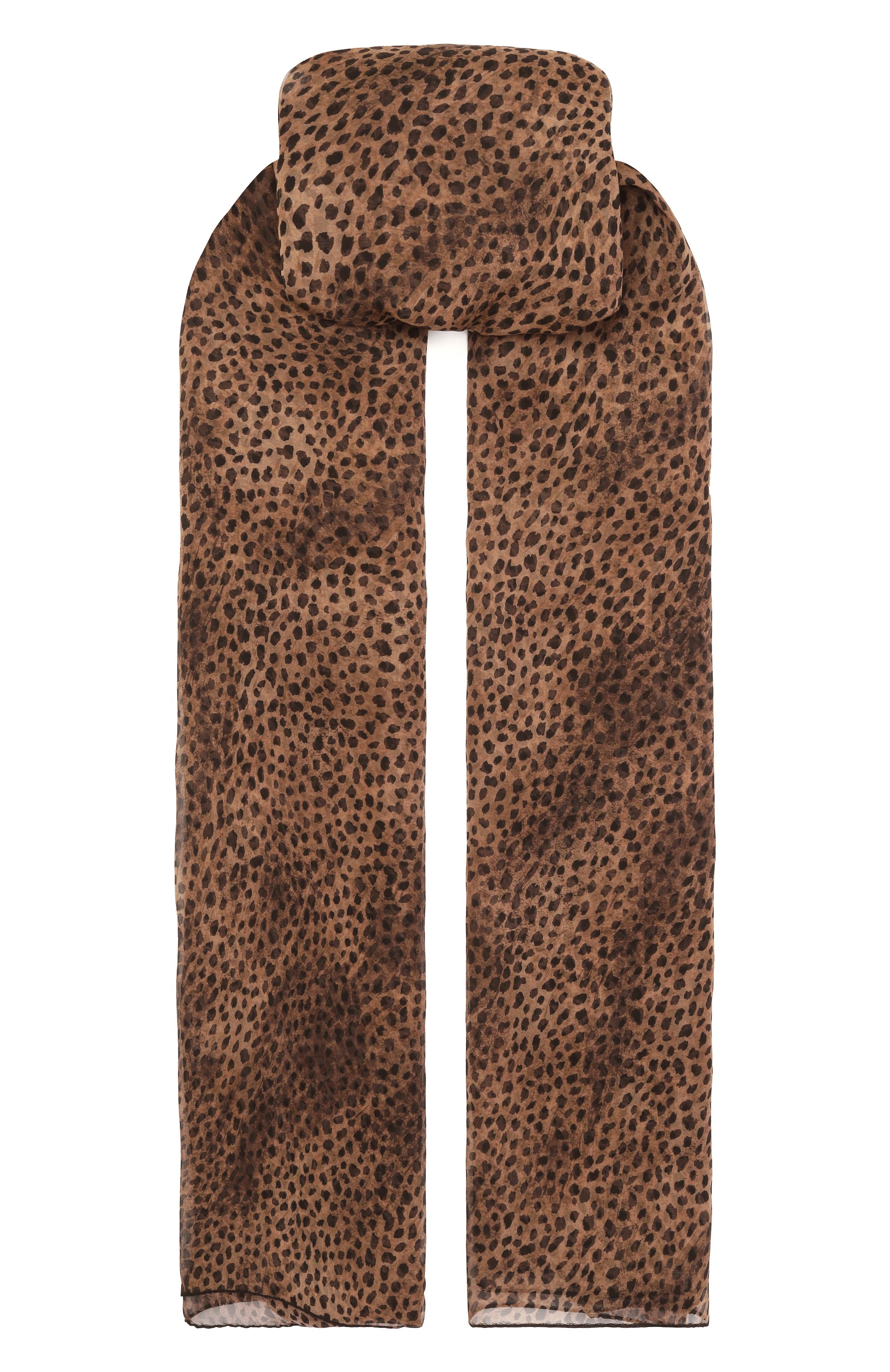 Шелковый палантин SAINT LAURENT, арт. 863545/3Y035, фото 1