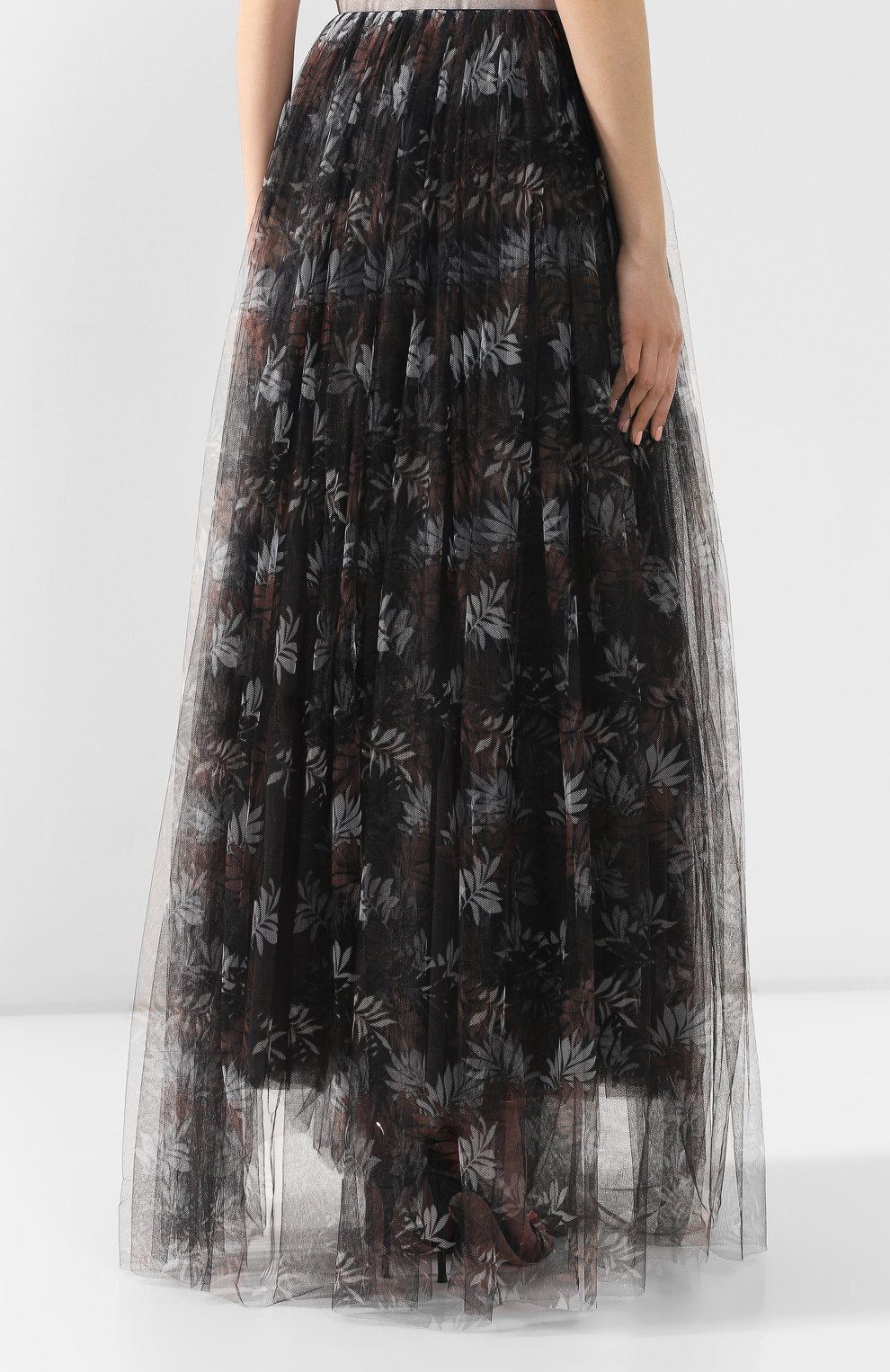 Юбка-макси BRUNELLO CUCINELLI темно-серого цвета по цене 331500 руб., арт. MH111G2788, фото 4 Юбка-макси BRUNELLO CUCINELLI, арт. MH111G2788, фото 4