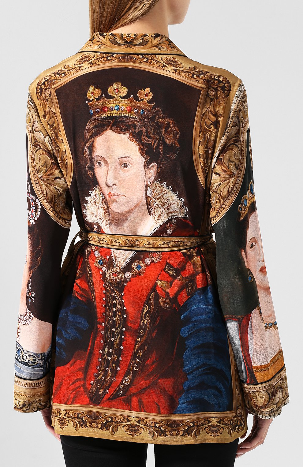 Шелковая рубашка DOLCE & GABBANA, арт. F5I89T/GD025, фото 4