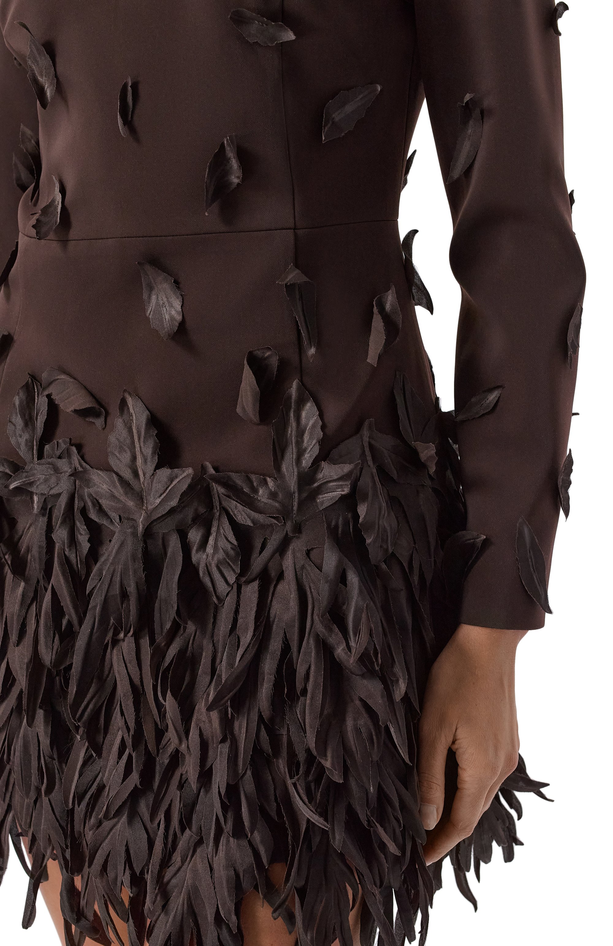 Платье LEFFERS коричневого цвета по цене 281400 руб., арт. 23\10.52.45.16.21, фото 5 Платье LEFFERS, арт. 23\10.52.45.16.21, фото 5