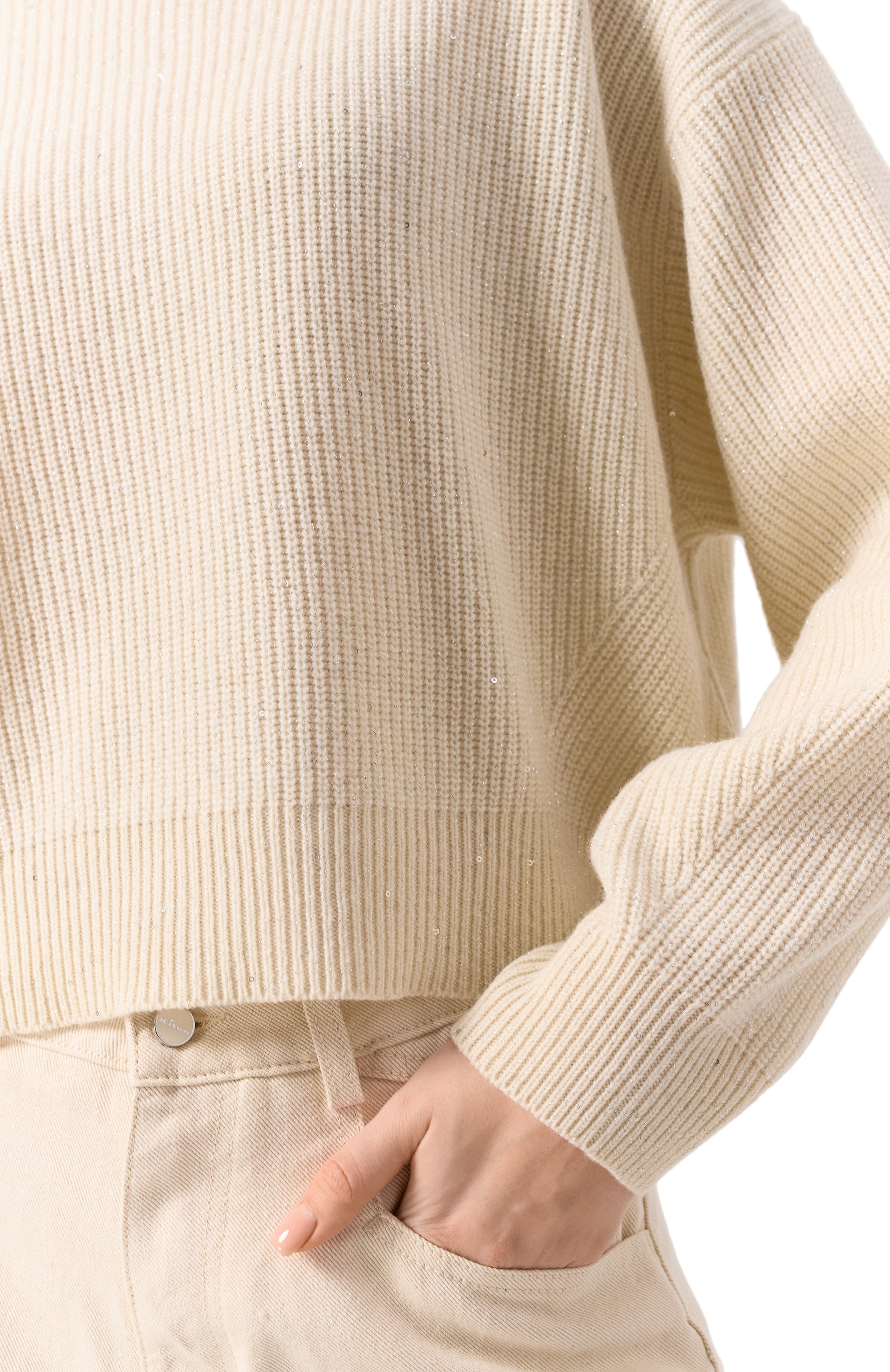 Свитер из кашемира и шерсти BRUNELLO CUCINELLI, арт. MBM75BP413, фото 5