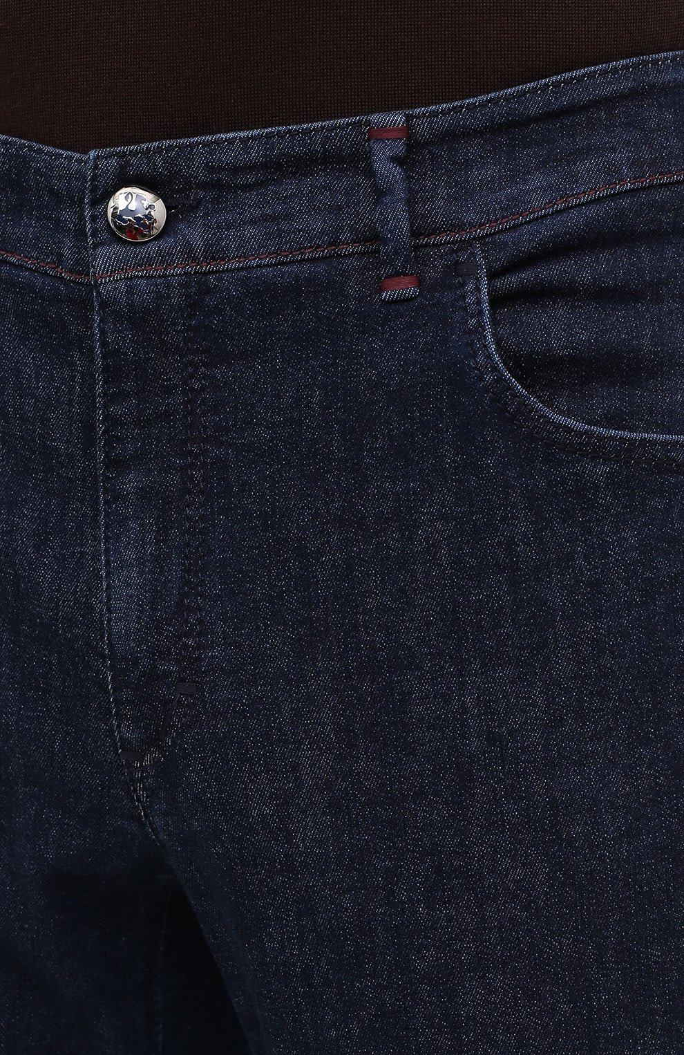 Джинсы ZILLI темно-синего цвета по цене 124500 руб., арт. MCU-00080-HIPE1/S001, фото 6 Джинсы ZILLI, арт. MCU-00080-HIPE1/S001, фото 6