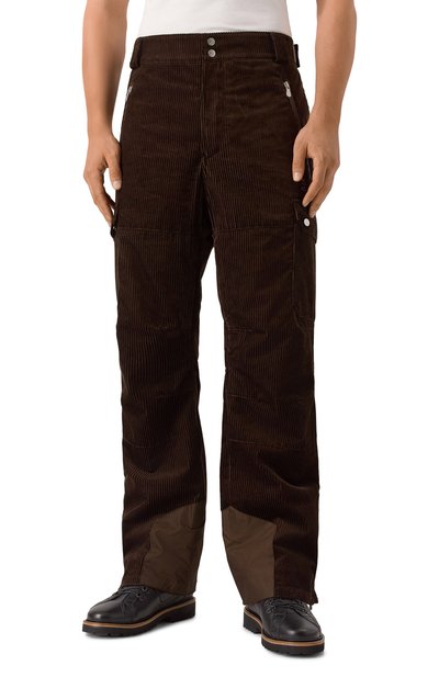 Вельветовые брюки-карго BRUNELLO CUCINELLI темно-коричневого цвета по цене 437500 руб., арт. MM180KP05, фото 3 Вельветовые брюки-карго BRUNELLO CUCINELLI, арт. MM180KP05, фото 3