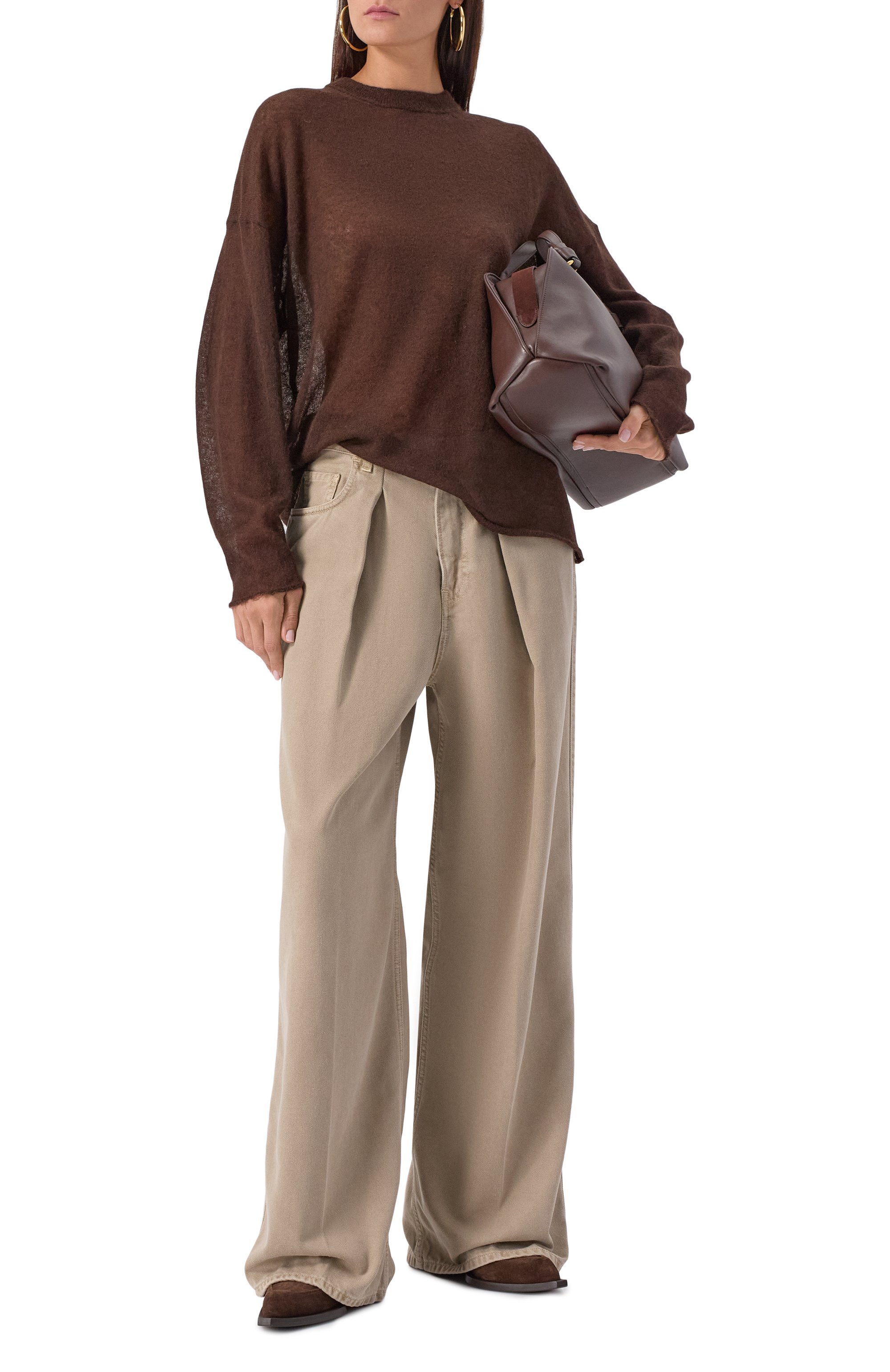 Джинсы HAIKURE бежевого цвета по цене 37400 руб., арт. HEW03340GF139PT, фото 2 Джинсы HAIKURE, арт. HEW03340GF139PT, фото 2