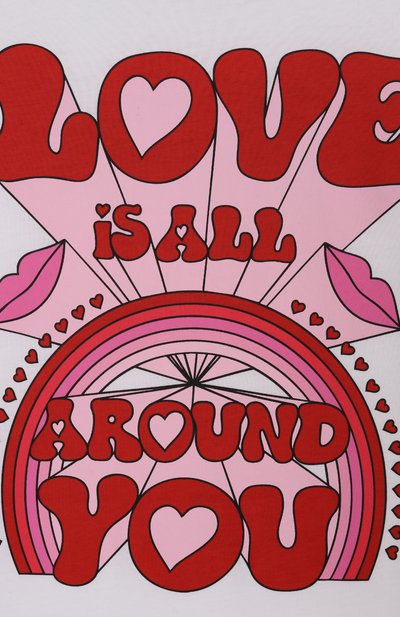 Хлопковая футболка STELLA MCCARTNEY, арт. TX8C11, фото 3