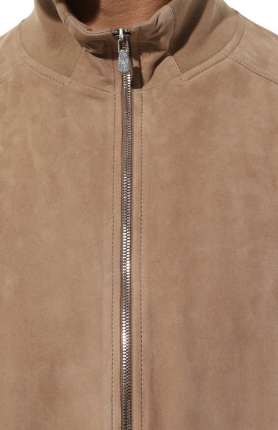 Замшевый бомбер BRUNELLO CUCINELLI, арт. MPCAI1971, фото 5