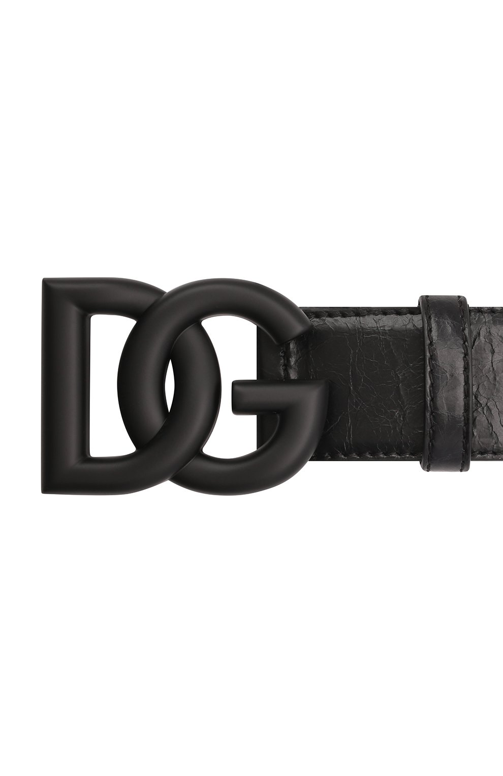 Кожаный ремень DOLCE & GABBANA черного цвета по цене 55950 руб., арт. BC4646/AQ392, фото 4 Кожаный ремень DOLCE & GABBANA, арт. BC4646/AQ392, фото 4