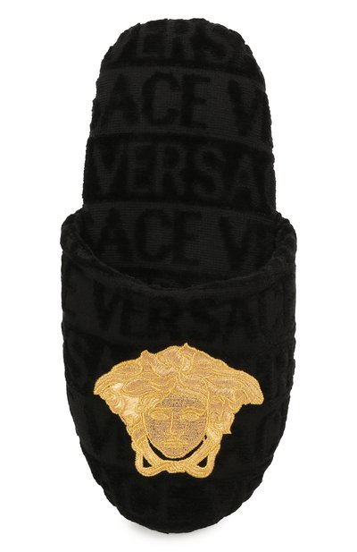 Текстильные тапочки logomania VERSACE, арт. ZSLB00004/ZC0SP052, фото 5