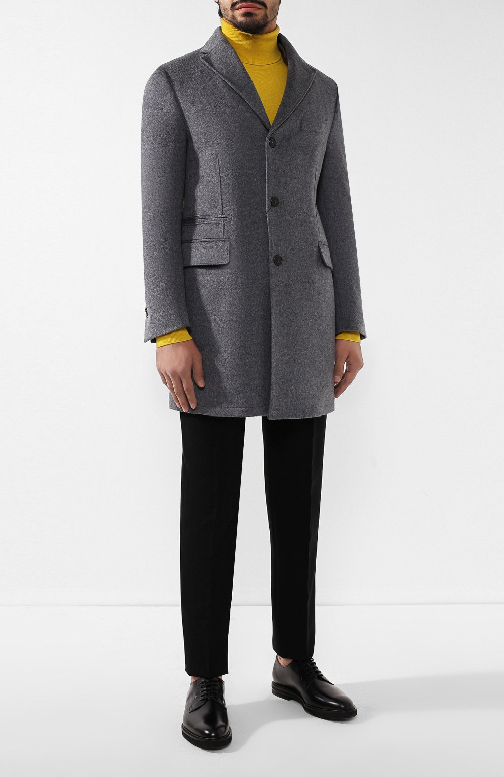 Шерстяное пальто CORNELIANI, арт. 841584-9813179/00, фото 2