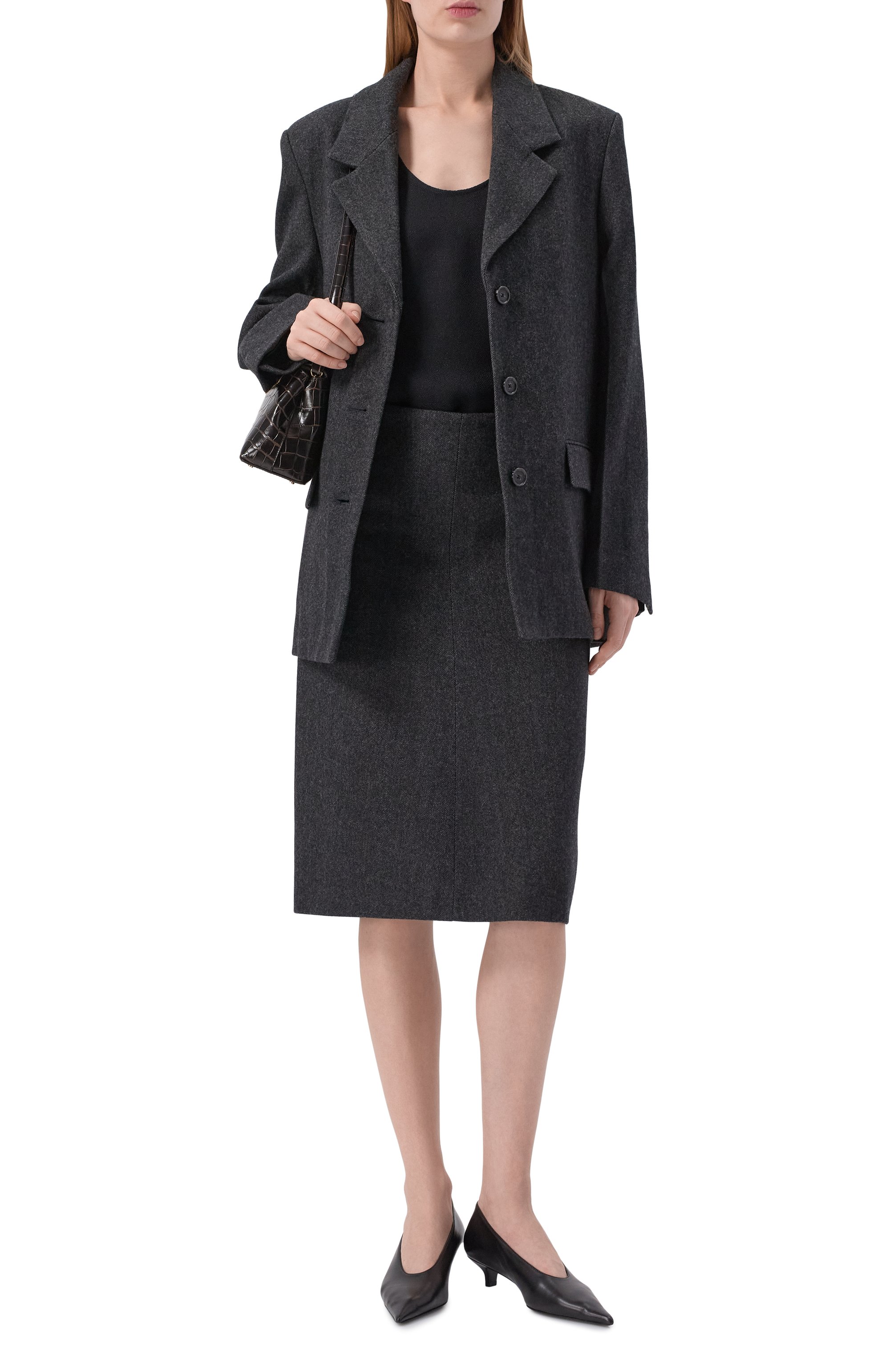 Шерстяной жакет TOTEME, арт. 261-WRZ0063-FB0562, фото 2