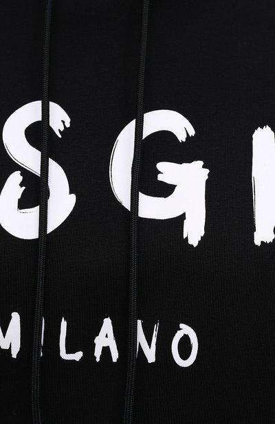 Хлопковое худи MSGM, арт. 3041MDM88 217299, фото 5