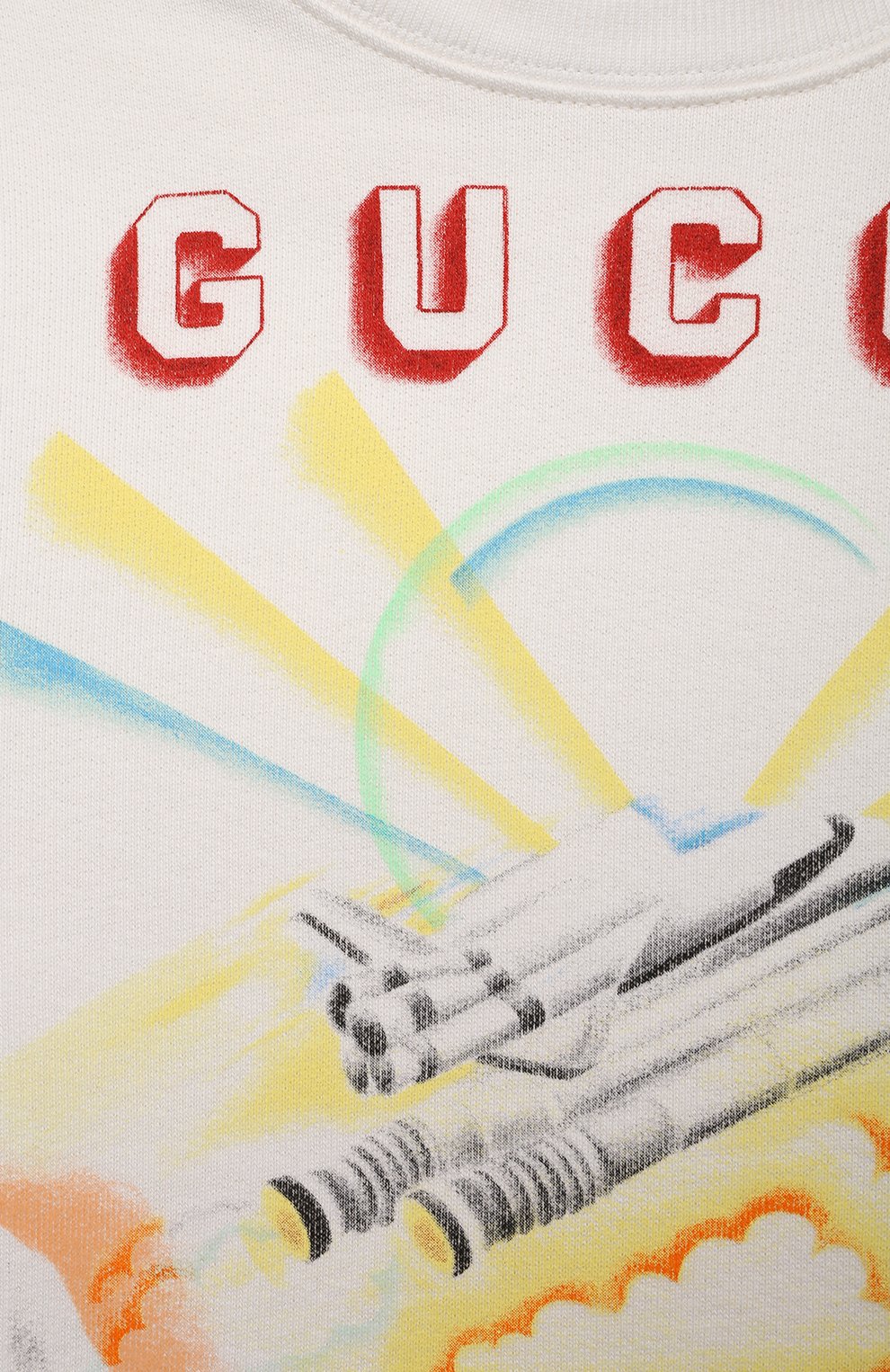 Хлопковый свитшот GUCCI, арт. 569693/XJD0H, фото 3