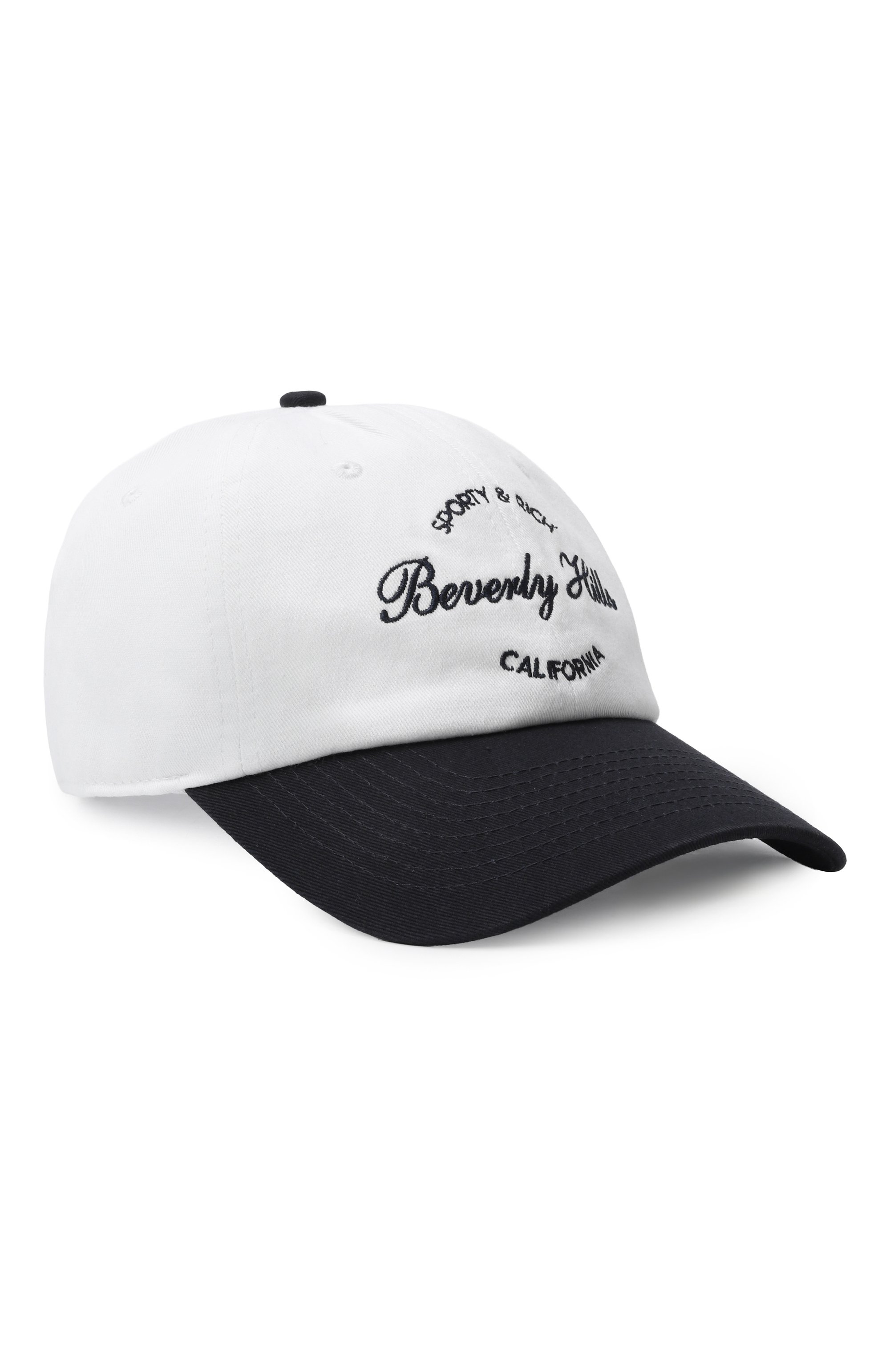 Хлопковая бейсболка SPORTY AND RICH, арт. AC07964257WH50, фото 1