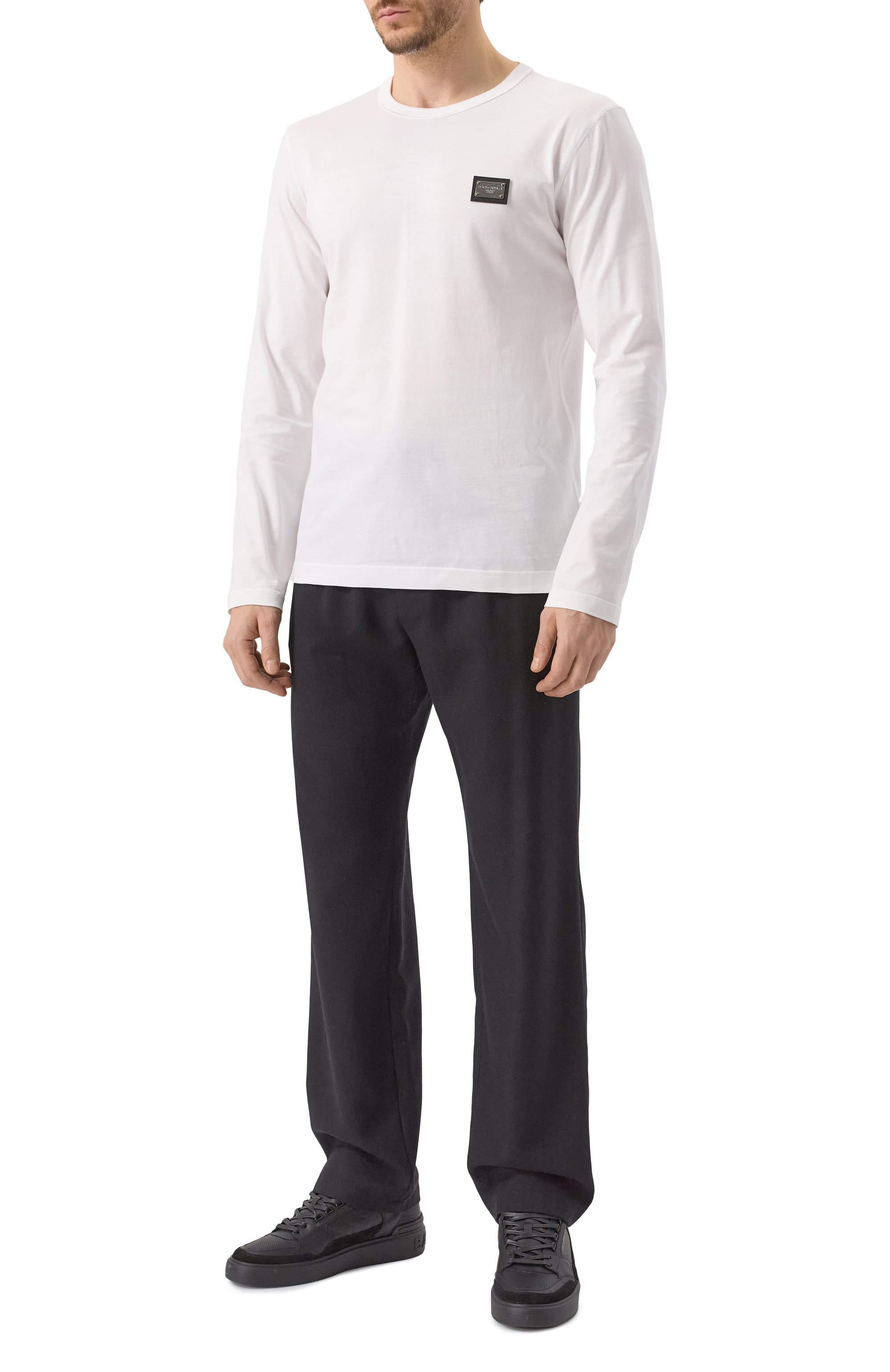 Хлопковый лонгслив DOLCE & GABBANA, арт. G8PV0T/G7F2I, фото 2