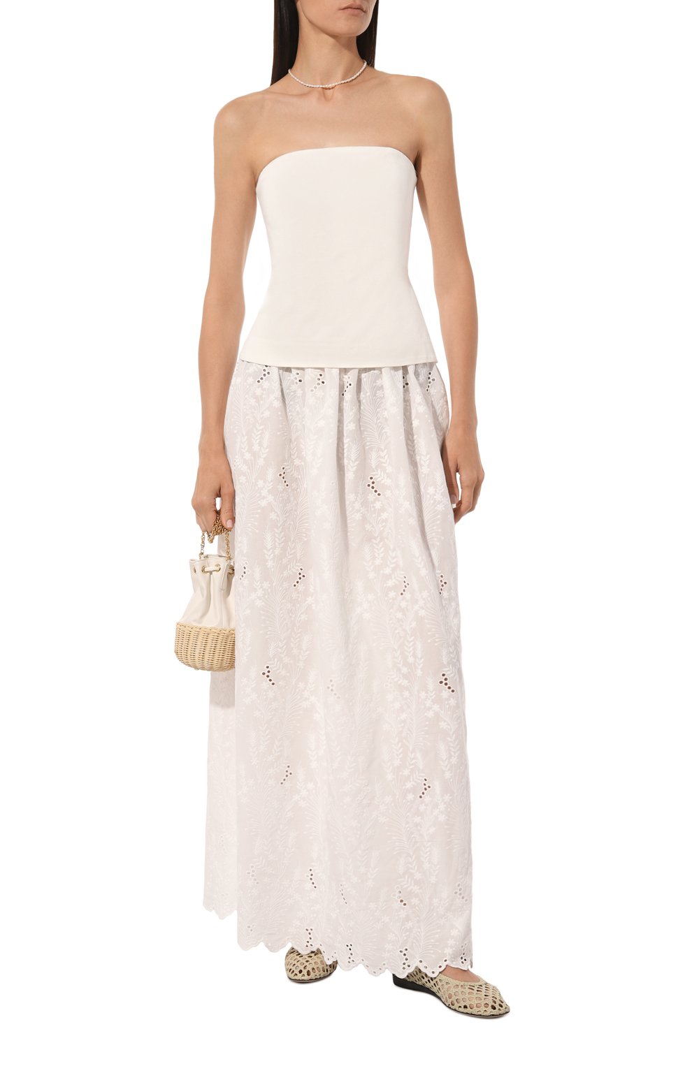 Кожаные балетки mary jane LE MONDE BERYL кремового цвета по цене 59950 руб., арт. MRJ-W0V-ECR, фото 2 Кожаные балетки mary jane LE MONDE BERYL, арт. MRJ-W0V-ECR, фото 2