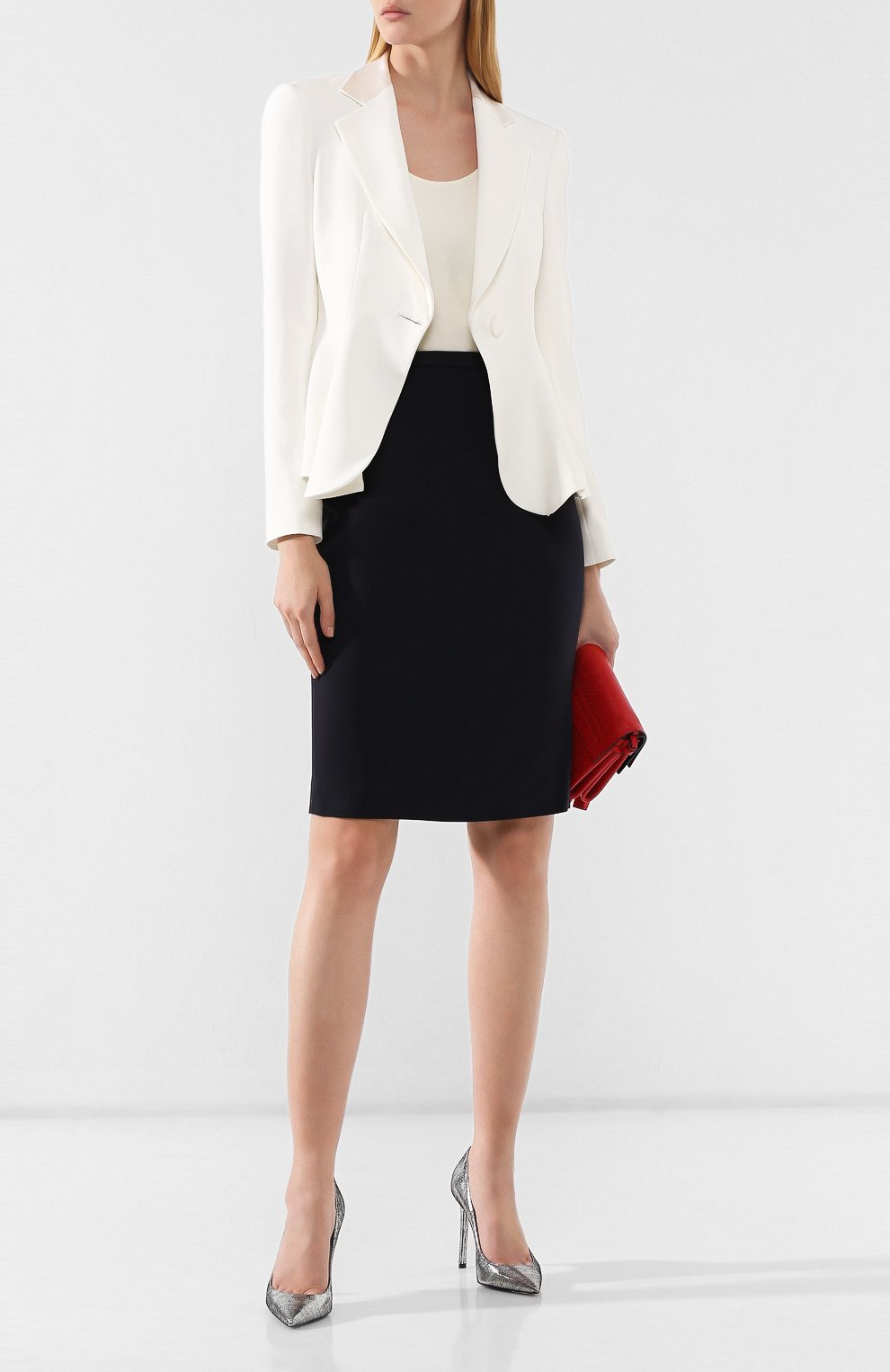 Юбка из смеси вискозы и шерсти EMPORIO ARMANI, арт. 4NN36T/42009, фото 2