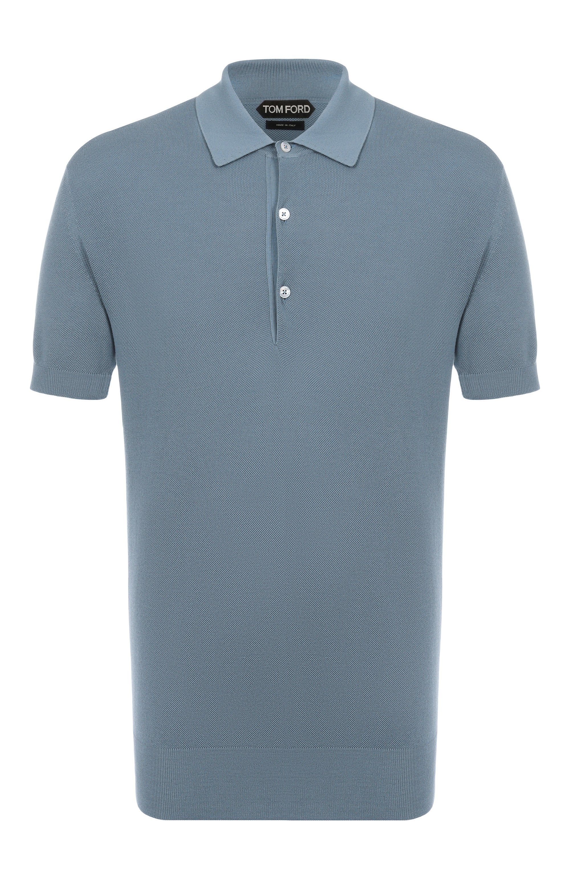 Поло из шелка и хлопка TOM FORD, арт. YMS003/KPS002, фото 1