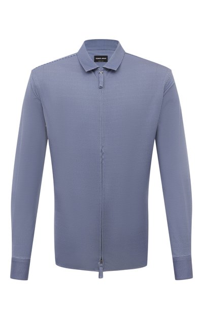 Мужская хлопковая рубашка GIORGIO ARMANI, арт. GM000057/TE11929