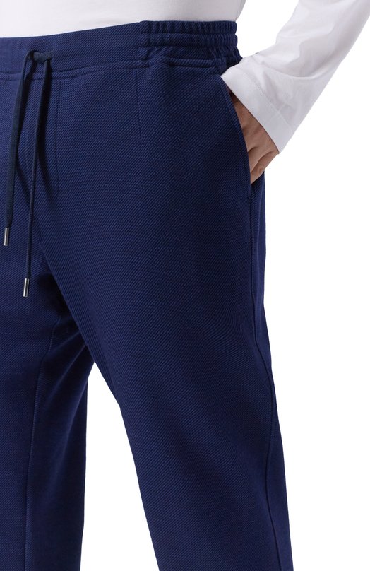 Брюки из шерсти и хлопка Capobianco 19M704.FU00. Синий  19M704.FU00. Фото 5