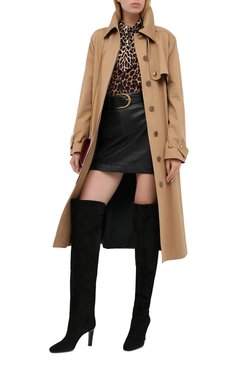 Замшевые ботфорты jane SAINT LAURENT, арт. 632613/0LI00, фото 2