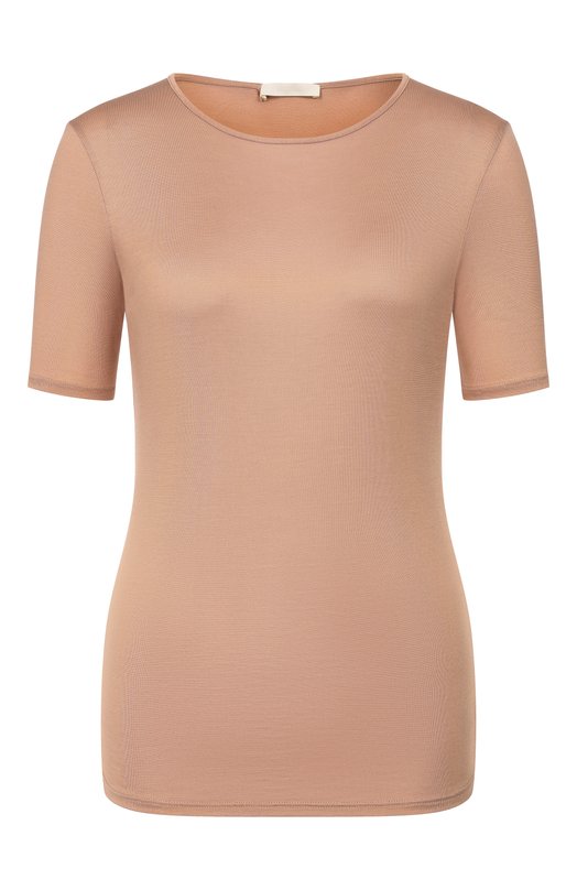 Шелковая футболка 12 STOREEZ 136673 Бежевый 136673