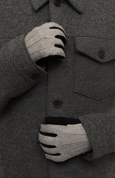 Комбинированные перчатки CORNELIANI, арт. 94Q321-9420594, фото 2
