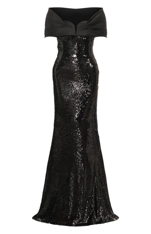 Платье с отделкой пайетками Zuhair Murad PDR25037/EMSE013 Чёрный PDR25037/EMSE013