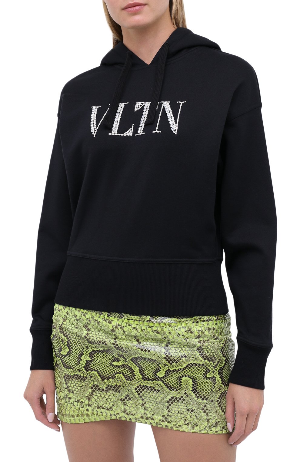 Хлопковое худи VALENTINO, арт. UB3MF06L5PP, фото 3