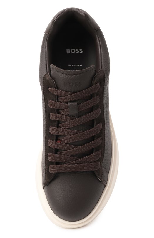Кожаные кеды Bulton BOSS 50552869 Коричневый  50552869 Фото 6