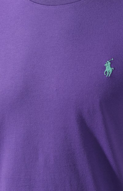 Хлопковая футболка  POLO RALPH LAUREN, арт. 710671438, фото 5