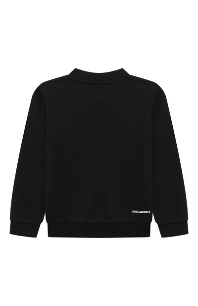 Хлопковый свитшот KARL LAGERFELD KIDS, арт. Z30252, фото 2
