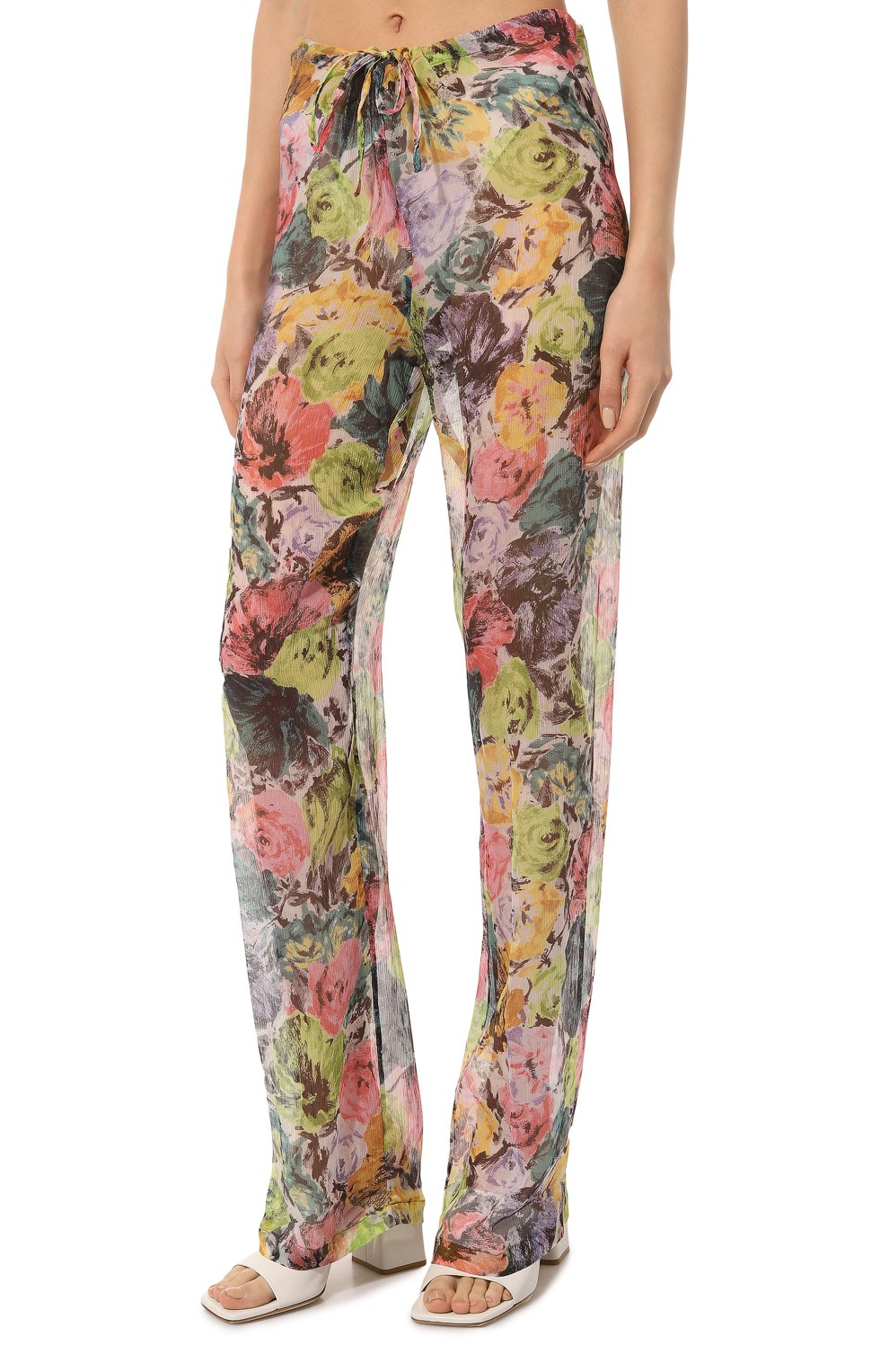 Шелковые брюки DRIES VAN NOTEN, арт. 231-030924-6106, фото 3