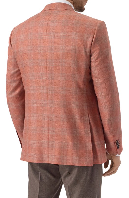 Шелковый пиджак Corneliani 25X008-2516948 Розовый  25X008-2516948 Фото 6