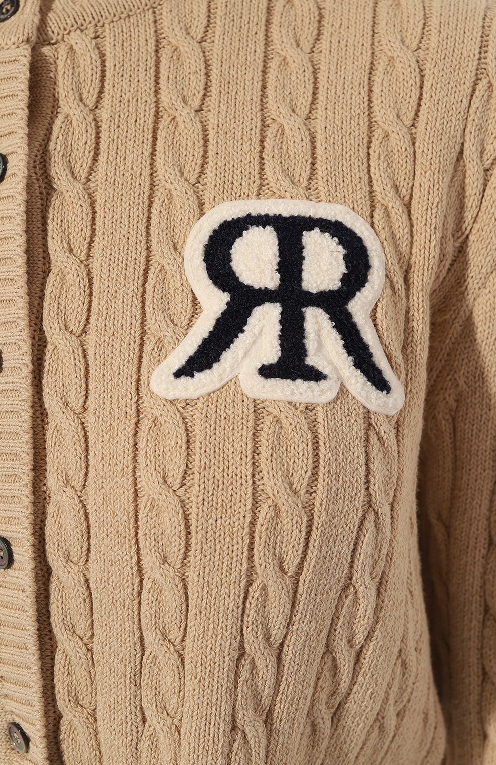 Кардиган ROKH бежевого цвета по цене 51600 руб., арт. R3CA72, фото 5 Кардиган ROKH, арт. R3CA72, фото 5