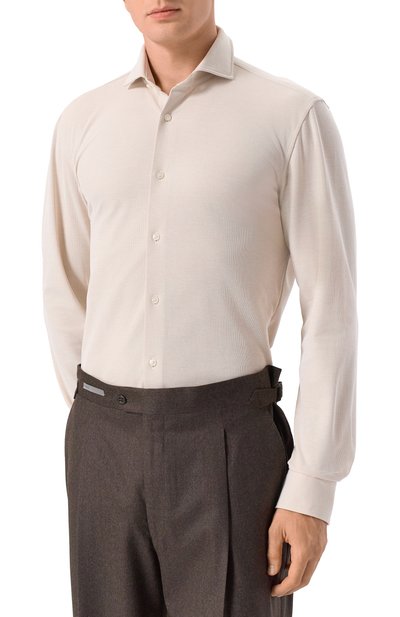 Хлопковая рубашка BOSS, арт. 50527675, фото 3